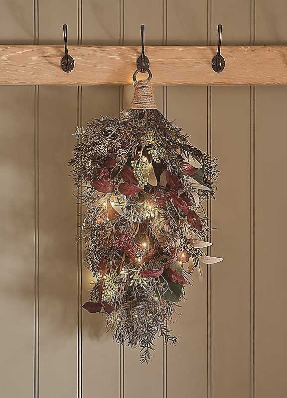 Lights4Fun Pre Lit Autumn Winter Bough - Image 5