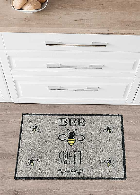 Likewise Rugs & Matting Grey Likewise Rugs Matting Bee Sweet Doormat