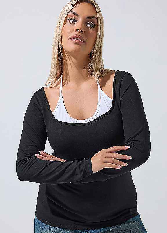 Yours Women's Multi 2-In-1 Top Size 26-28 - Image 6