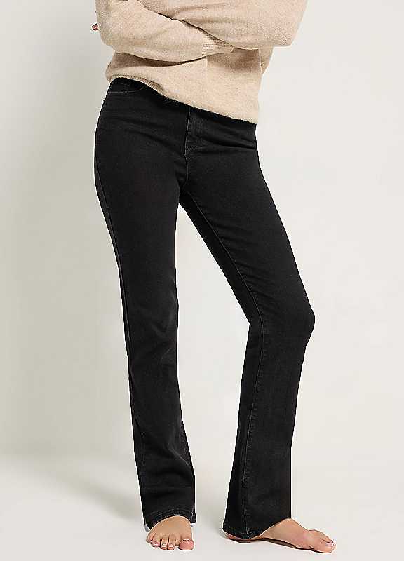 Long Tall Sally Women's Black Tall Bootcut Jeans In | Size: 10L - Image 5