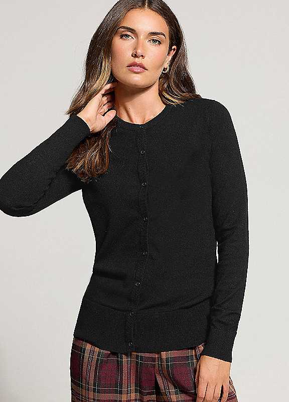 Long Tall Sally Women's Silver Crew Neck Cardigan - Image 4