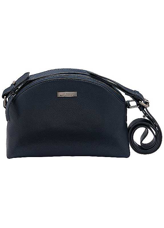 Lotus Faith Leather Crossbody Bag for Women, Navy, One Size - Image 2