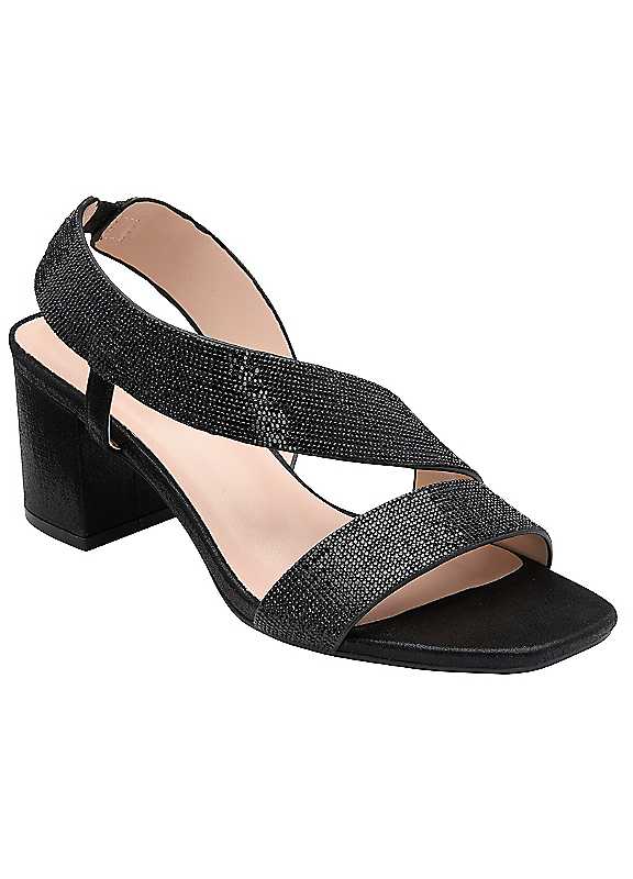 Lotus Women's Galacia Heeled Sandal - Black - Size 7 - Image 3