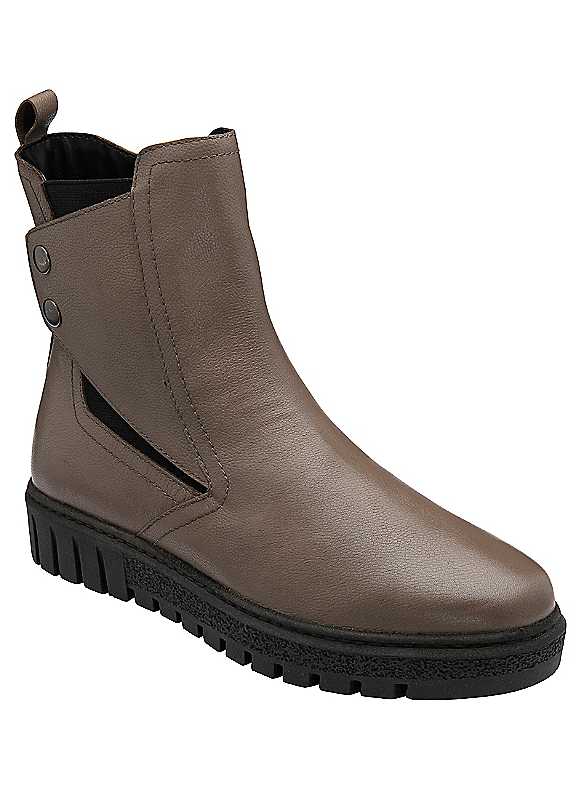 Lotus Kairo Women's Ankle Boots in Brown Size 5 with Cleated Sole and Round Toe - Image 3