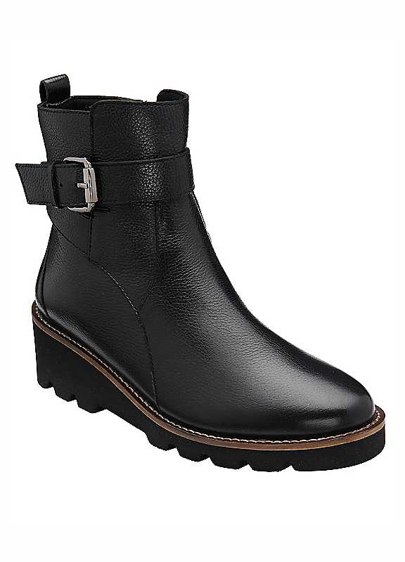 Lotus Women's Black Lynx Ankle Boots - Size 7 - Image 3