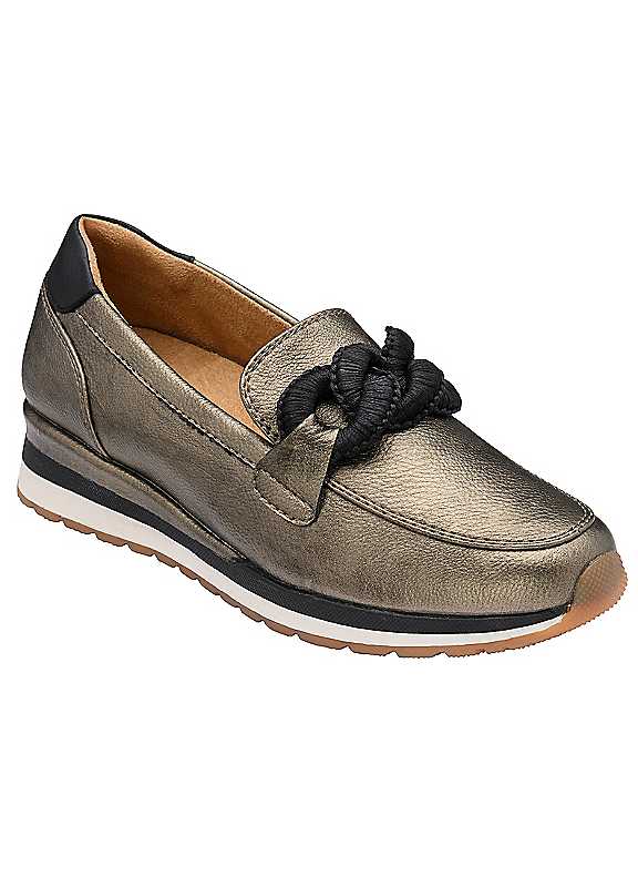 Lotus Women's Bronze Maybelle Loafers Colour: : Size 4 - Image 3