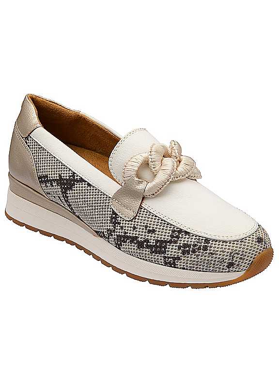 Lotus Women's Snake Lorrian Loafers Colour: : Size 8 - Image 4