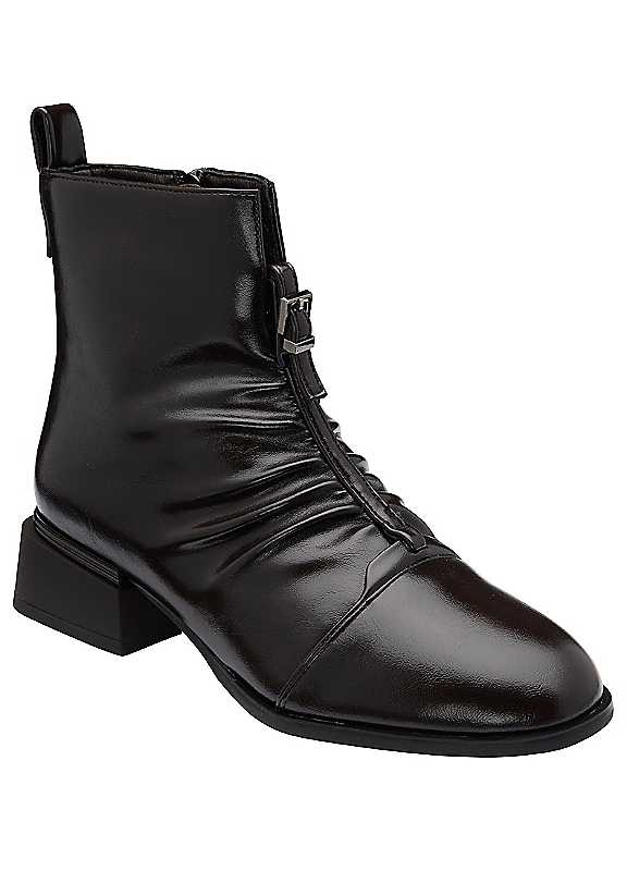 Lotus Women's Brown Tarni Ankle Boots - Size 9 - Image 3