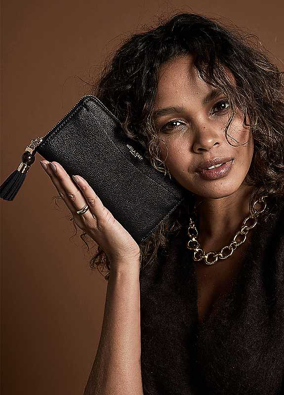 Luella Grey Women's Black 'Capriana' Large Purse In - Image 3