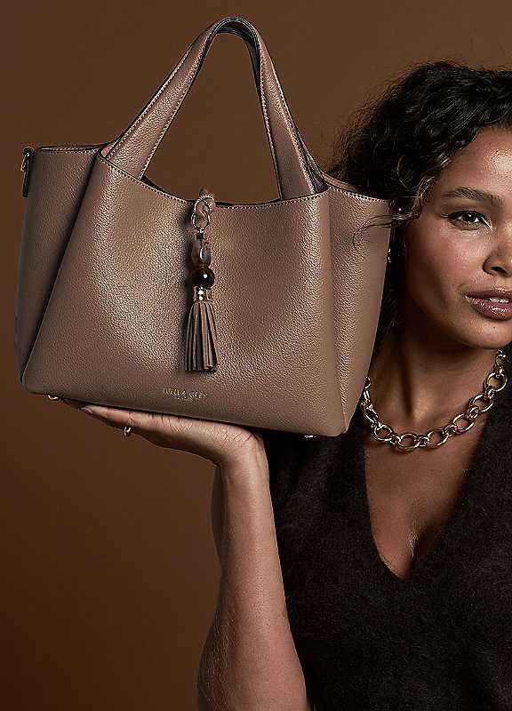 Luella Grey Women's Nude 'Etta' Small Tote In - Image 5