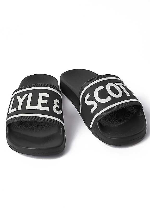 Lyle And Scott Men's Black Lyle & Scott Slider - Size 7 - Image 4