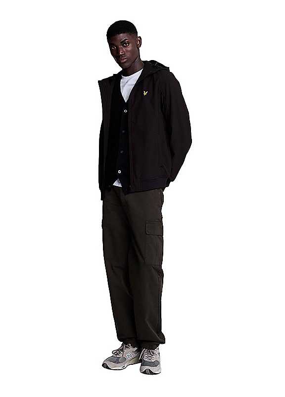 Lyle & Scott Men's Black Lyle Scott Fleece Soft Shell Jacket Medium