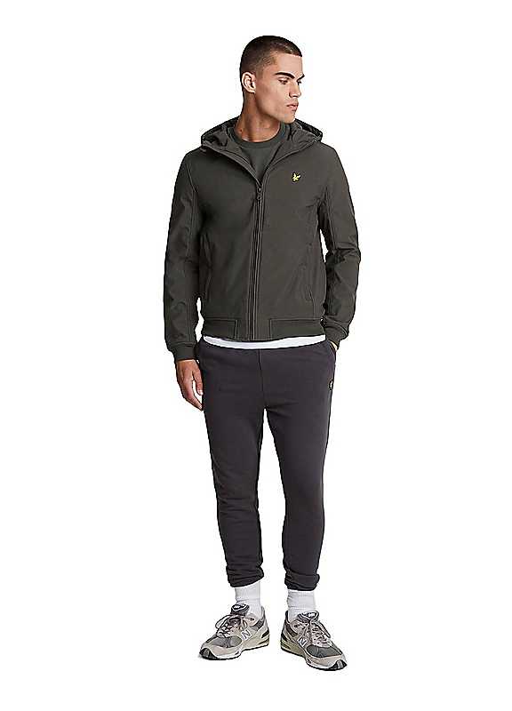 Lyle & Scott Men's Mid Grey Lyle Scott Fleece Soft Shell Jacket Medium