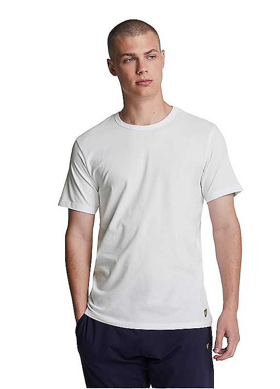 Lyle & Scott Men's White Lyle Scott Pack Of 3 Basic Tshirts Xxl