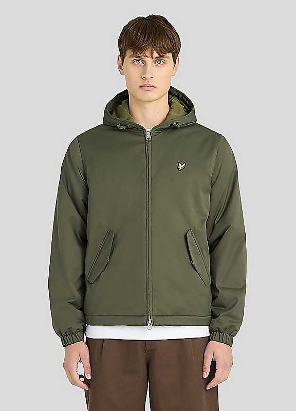 Lyle And Scott Men's Green Lyle & Scott Padded Hooded Zip Through Jacket Deep Depths - Size 42/Regular - Image 3