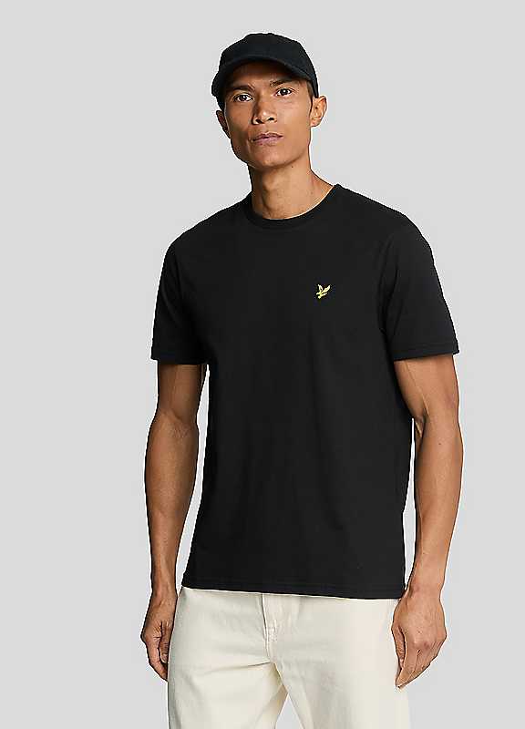 Lyle & Scott Jet Black Lyle Scott Plain Tshirt Xxl
