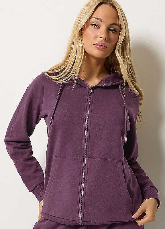 M&Co Red Mco Essential Zip Hoodie