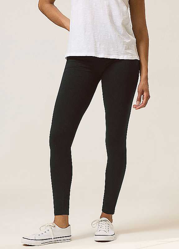 M&Co Black Mco Stretch Cotton Leggings