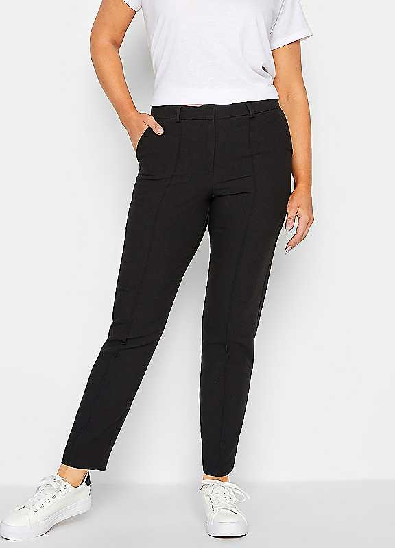 M&Co Black Mco Tapered Leg Trousers