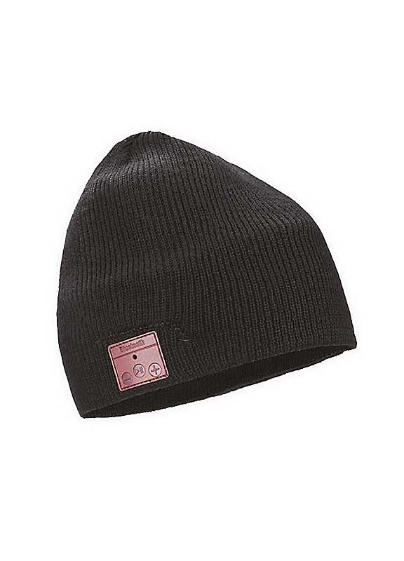 Menkind Black Red5 Wireless Beanie Hat Size 5