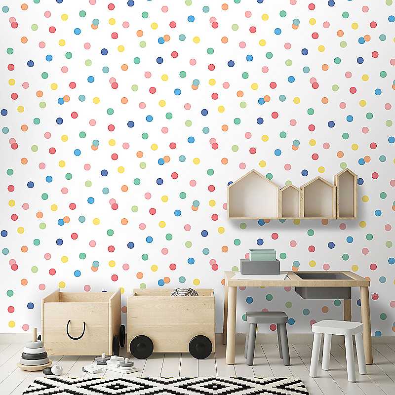 Muriva Multi Dotty Wallpaper 10.05M