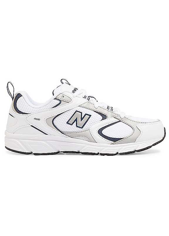 New Balance Women's Nb 408V1 - White/Navy - 5 (37.5) - Image 4