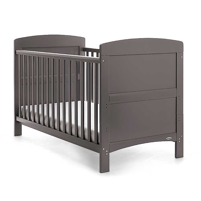 Obaby Taupe Grey Grace Cot Bed Obaby Taupe Grey Grace Cot Bed