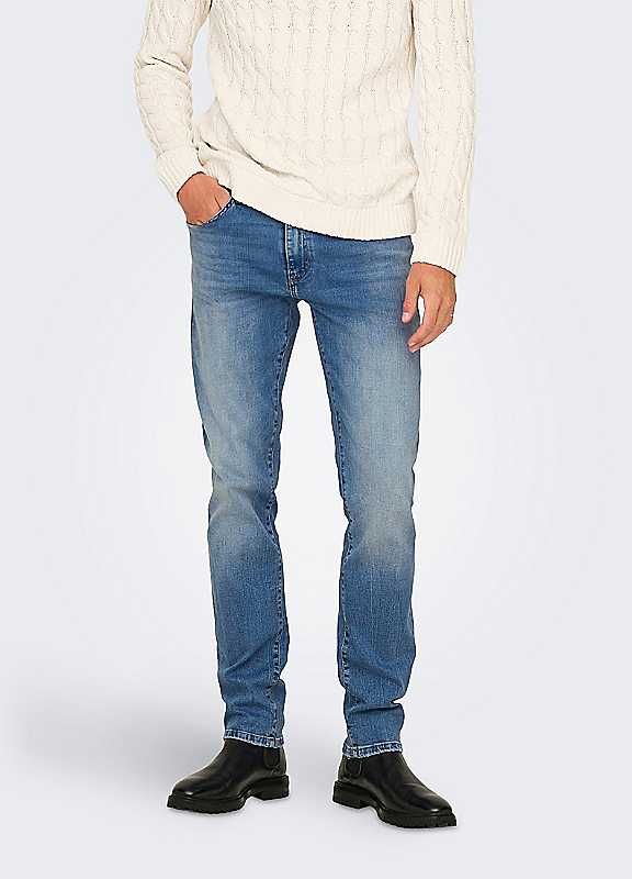 Only & Sons Men's Light Blue Only Sons Regular Fit Jeans 30R