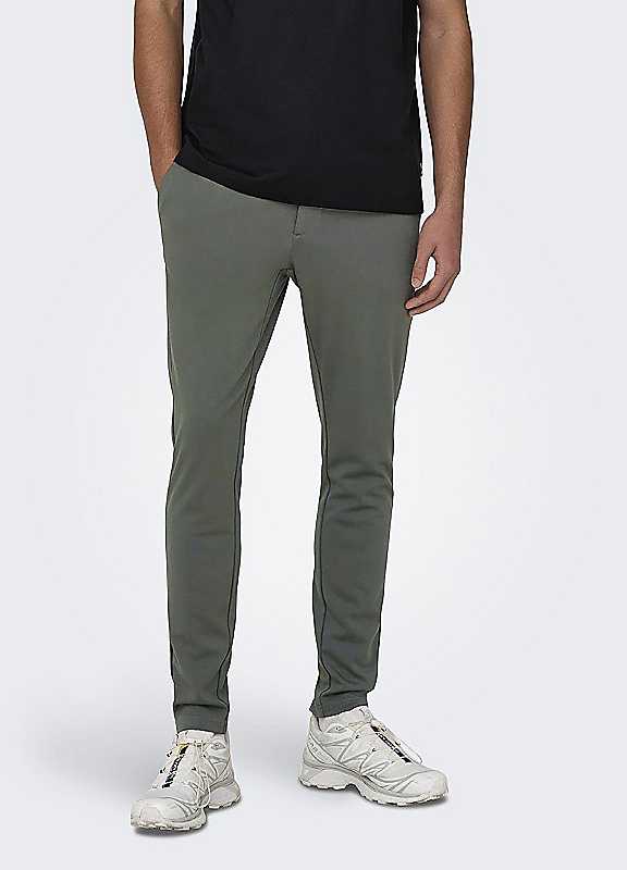 Only & Sons Grey Only Sons Slim Fit Chino Pants 29R