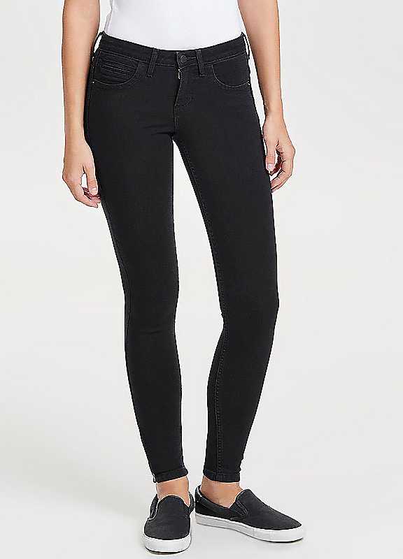 Only Black Ankle Length Stretch Jeans S/Regular