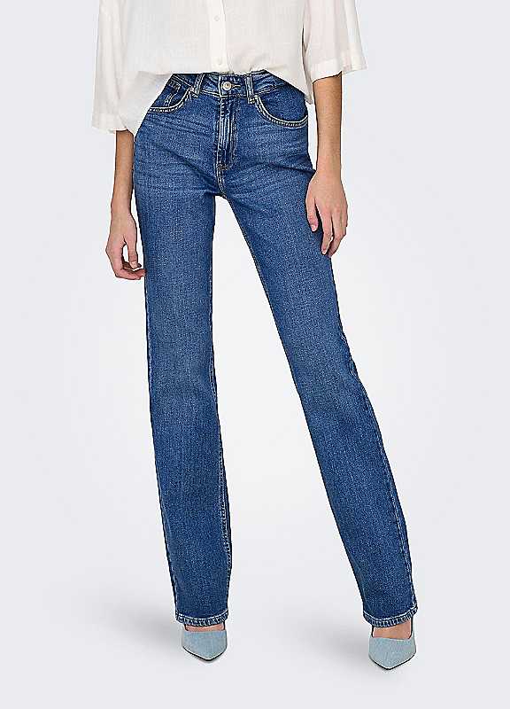 Only Women's Blue Denim Bootcut Jeans 27R