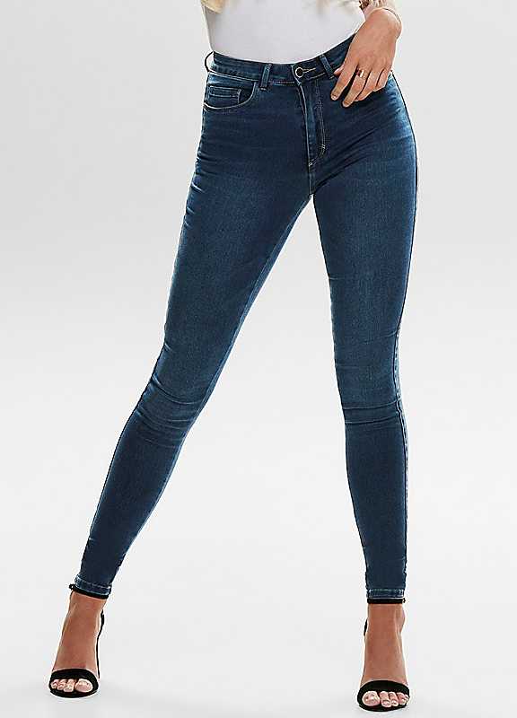 Only Blue Cotton Skinny Jeans - XS (L32) - Image 2