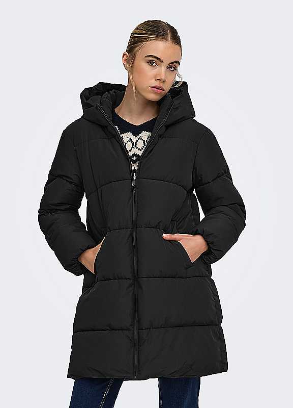 Only Black Juta Puffer Coat