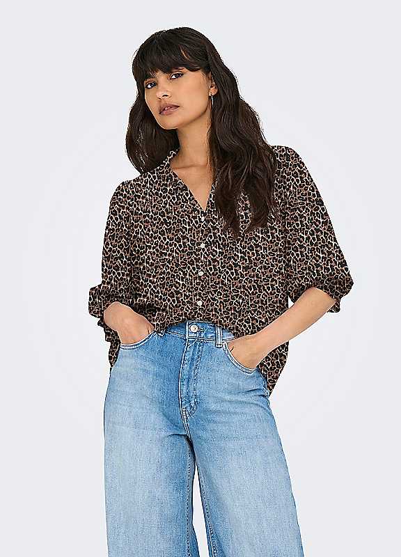 Only Women's Marron Blouse Raya - Image 3