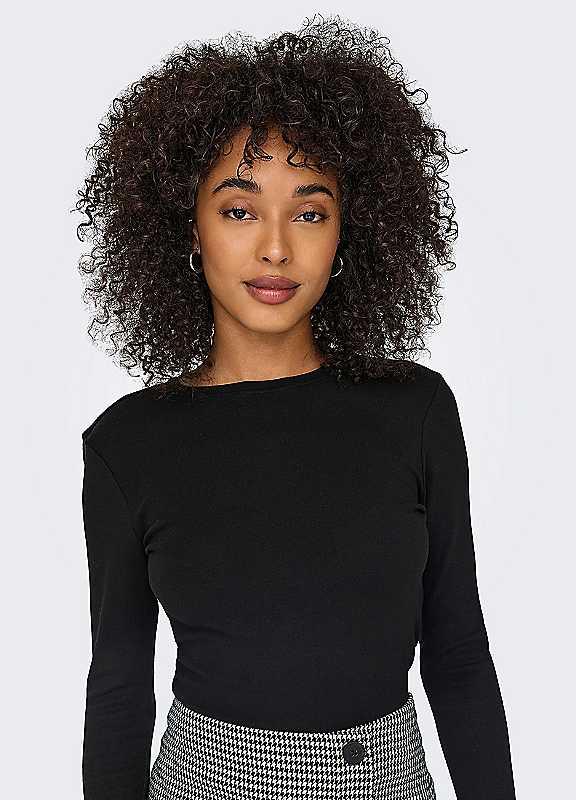 Only Black Riley Longsleeved Top Extra Large