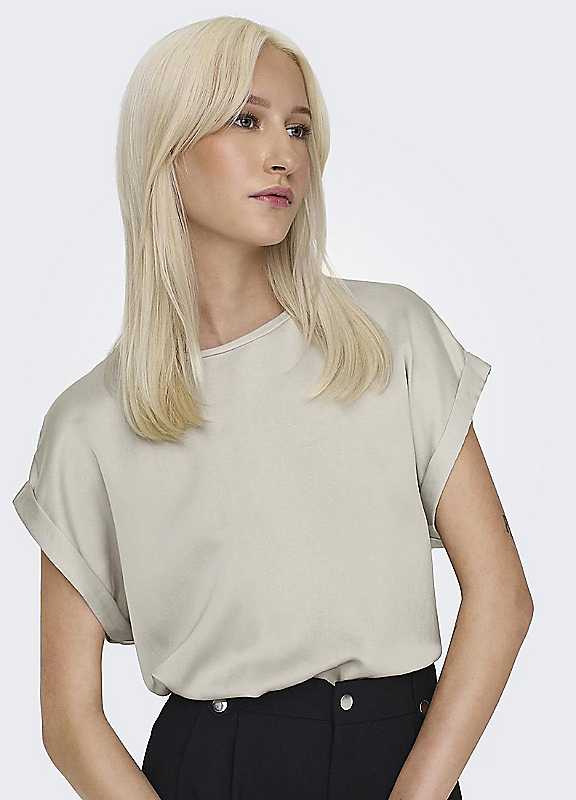 Only Natural Round Neck Short Sleeve Tshirt Large