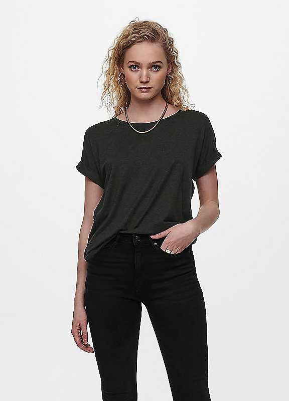 Only Dark Grey Short Sleeve Tshirt Large
