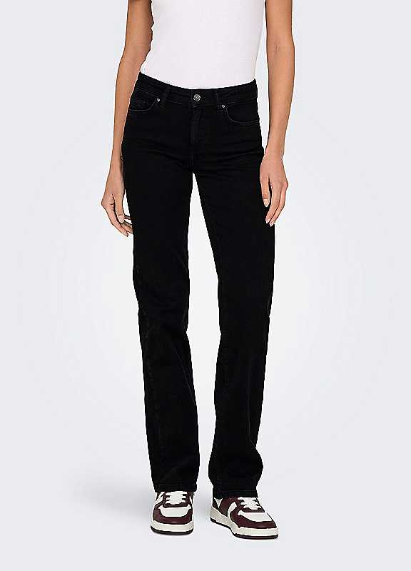 Only Black Straight Leg Jeans Xs/Regular