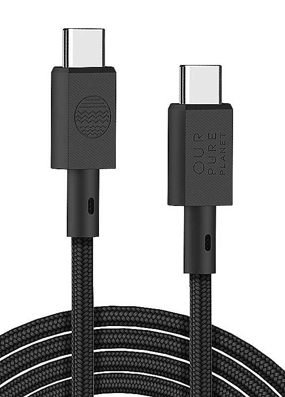 Our Pure Planet Black Usbc To Usbc 100W Cable 1M - Image 3