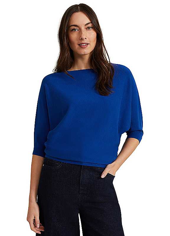 Phase Eight Cobalt Cristine Knit Jumper Medium