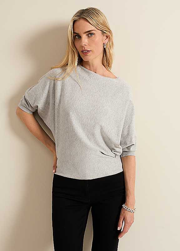 Phase Eight Grey Cristine Knit Jumper Medium