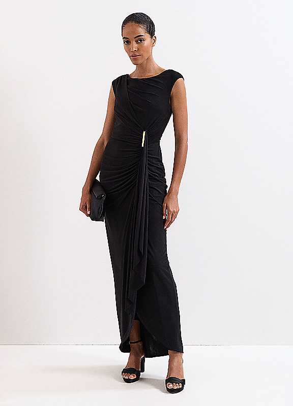 Phase Eight Black Donna Maxi Dress