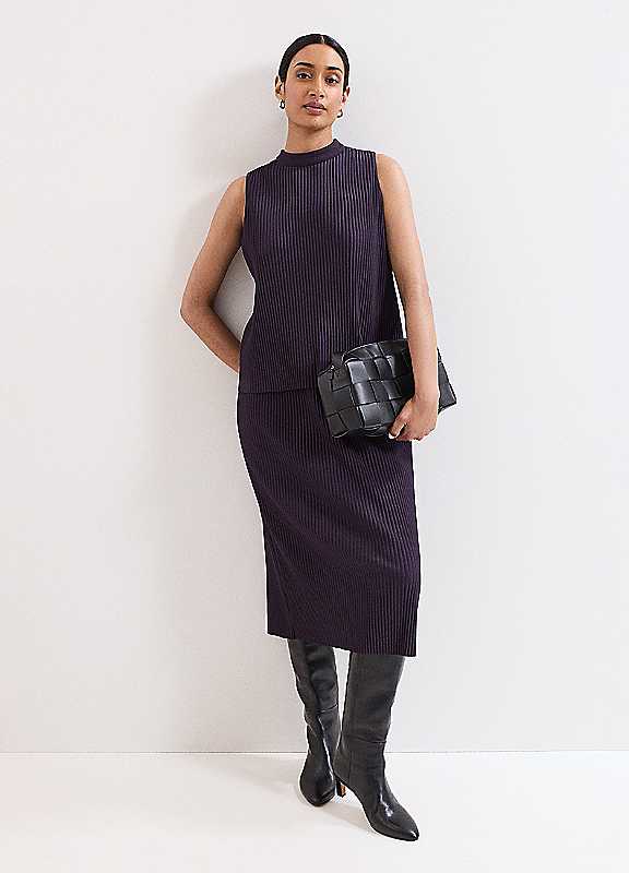Phase Eight Purple Gracie Dress
