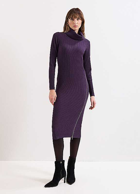 Phase Eight Purple Hartley Dress