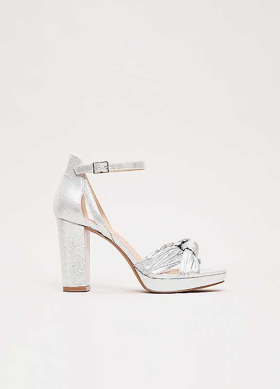 Phase Eight Metallic Platform Sandals