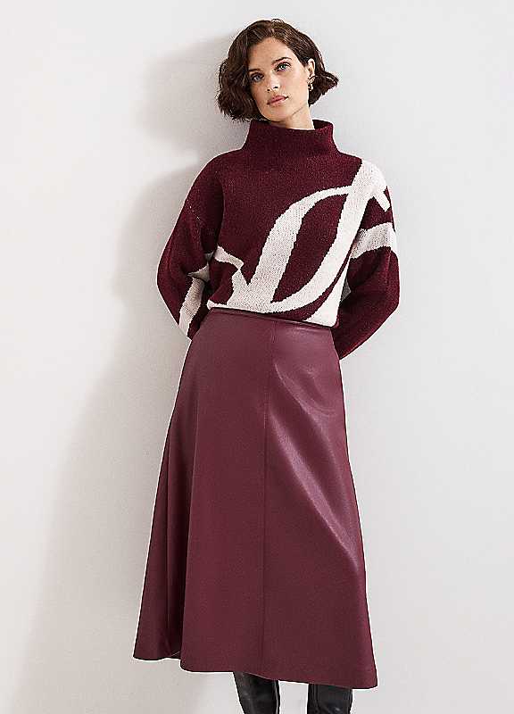 Phase Eight Burgundy Stephanie Jumper