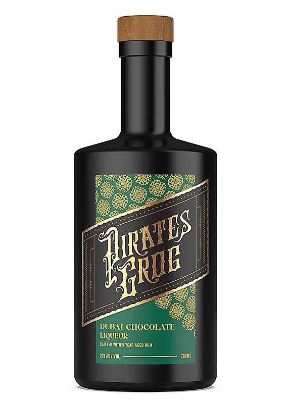 Pirate'S Grog Dubai Chocolate Rum Liqueur 70Cl - Image 3