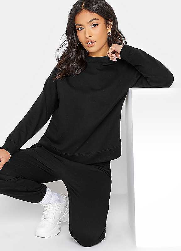 PixieGirl Women's Petite Sweatshirt in Black | Size: 12 - Image 7