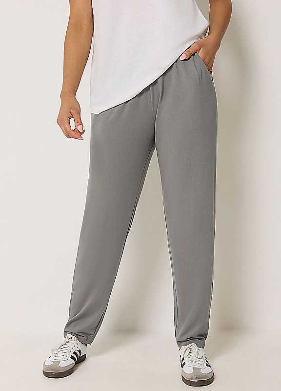 Pixiegirl Women's Light Grey Petite Harem Trousers In | Size: 14S - Image 6