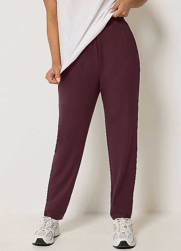 Pixiegirl Women's Burgundy Petite Harem Trousers In | Size: 8S - Image 2
